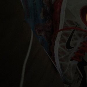 Shoes  they are red with white  and there nice